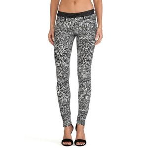 Mother Looker Skinny in Video Fever Black White Pockets Stretch USA Size 29 EUC